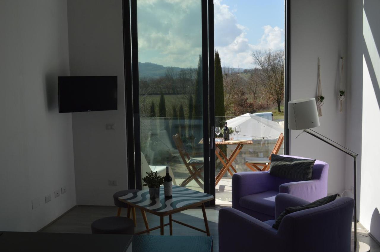 Loft A Montepulciano Sopra Birrificio Artigianale Apartment Abbadia a Isola Bagian luar foto